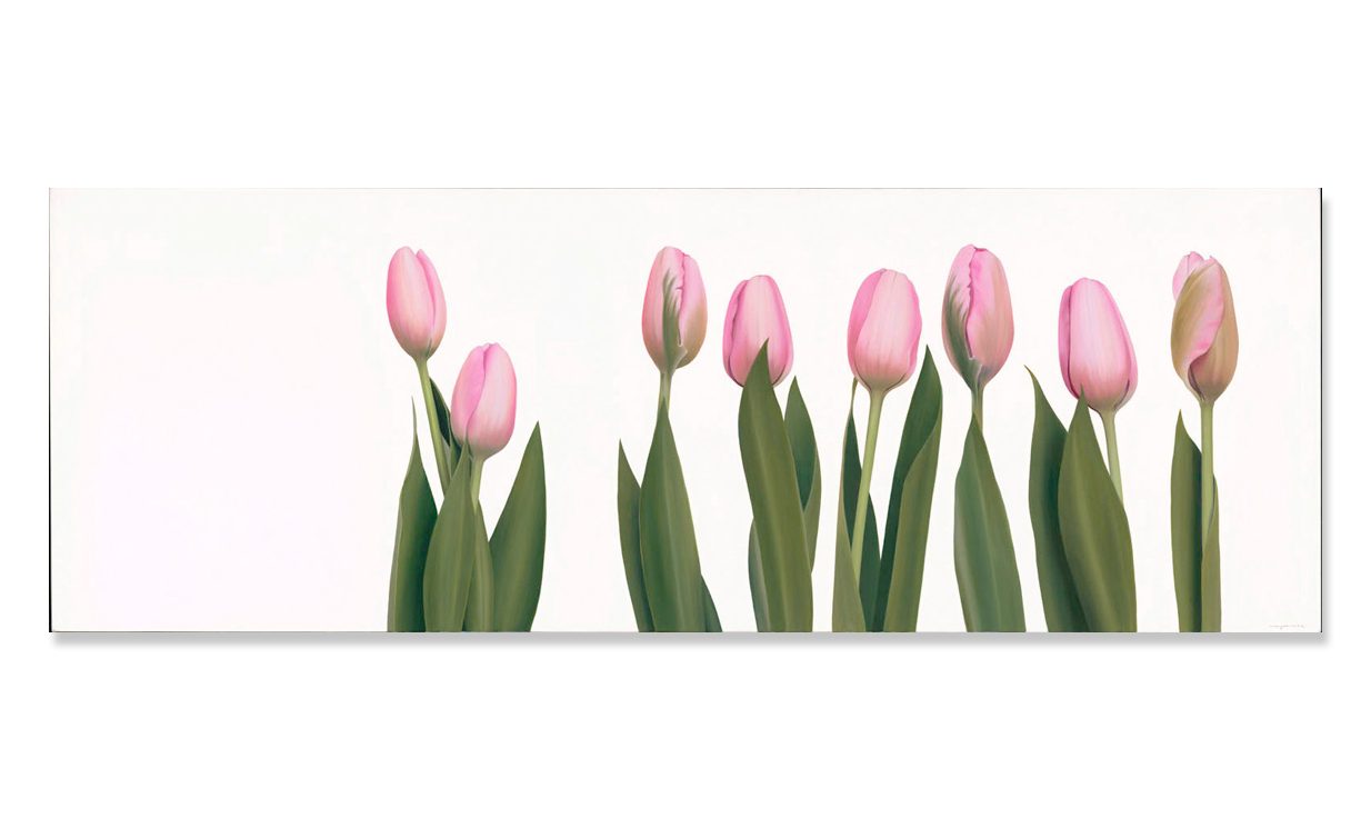 Rózsaszínű tulipánok