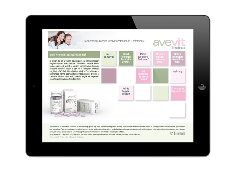Avevit website