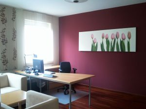 Magos Rita: Rózsaszínú tulipánok, látvány